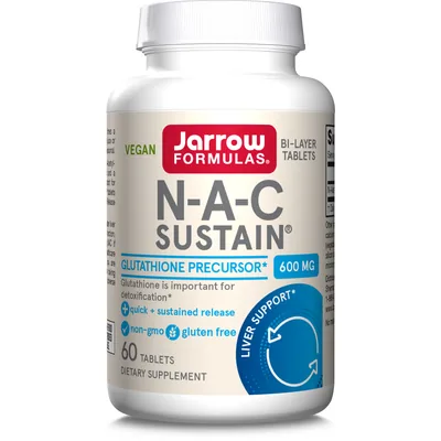 Jarrow Formulas N-A-C Sustain, 600 mg