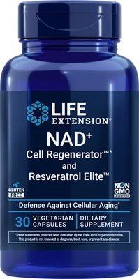 NAD+ Cell Regenerator and Resveratrol Elite