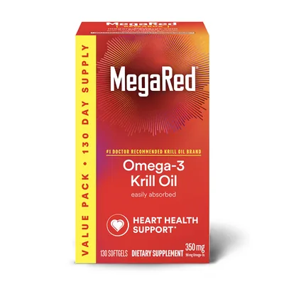 MegaRed 350mg Omega-3 Krill Oil