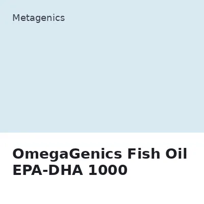 OmegaGenics Fish Oil EPA-DHA 1000
