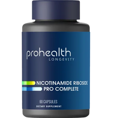 Nicotinamide Riboside Pro Complete (NR 500mg + Trans-Resveratrol 500mg + TMG)
