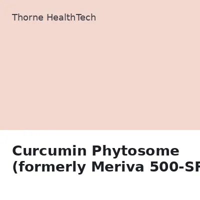 Curcumin Phytosome (formerly Meriva 500-SF)