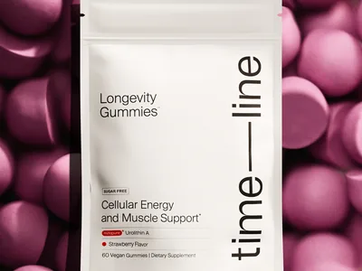 Timeline Mitopure Gummies (Urolithin A, Strawberry)